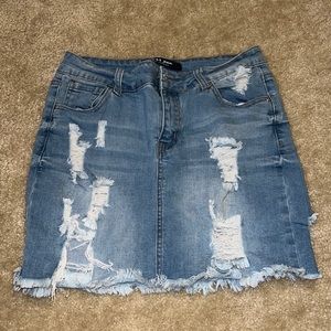 JEAN SKIRT SIZE M